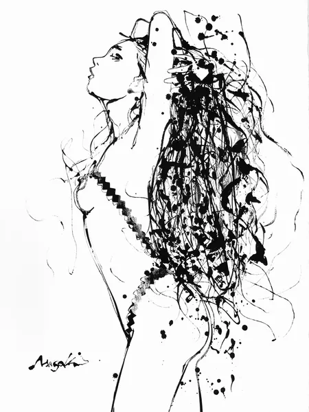 Girl with explosive hair Ⅱ - Masaki