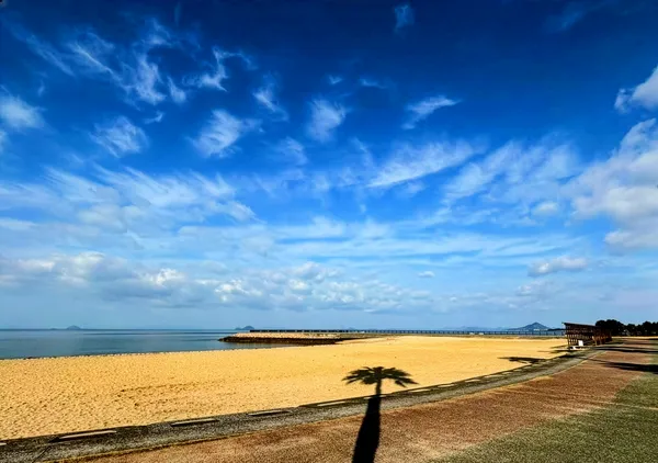 五色の浜辺 -瀬戸内の青い空- / Goshikihama Beach - Setouchi Blue - HT　PHOTO