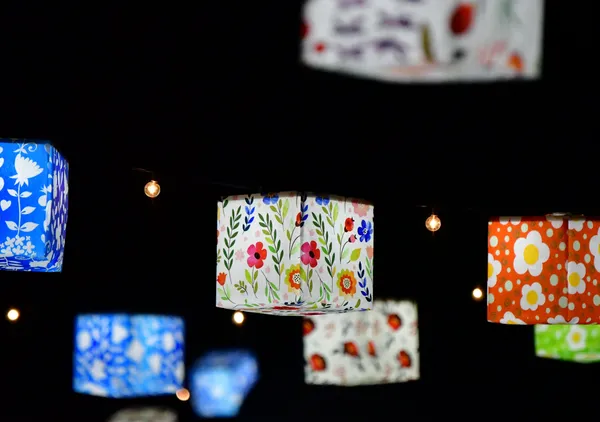 和柄のワルツ -倉敷美観地区の切手あかり- / Washi Lantern Waltz - Kurashiki - HT　PHOTO