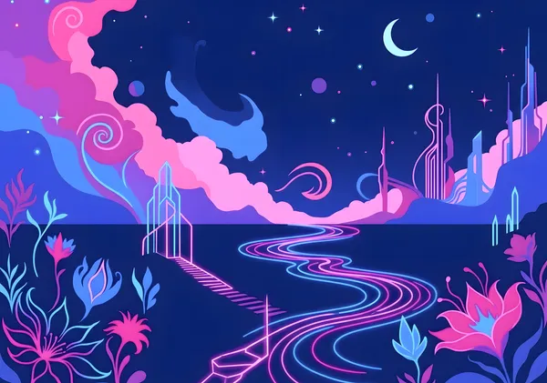 Neon Dreamscape - MIPORIUM