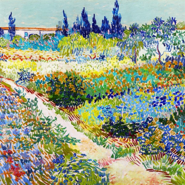 Garden at Arles - Vincent van Gogh