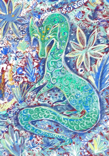 Garden Dragon - Victoria Lucy Williams