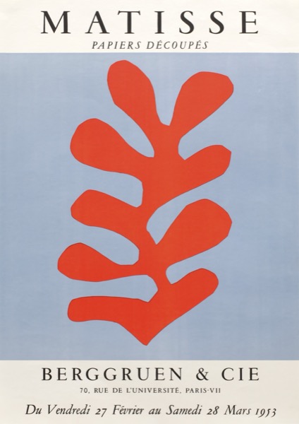 Poster for a Matisse exhibition in Paris 1953 - Henri Matisse
