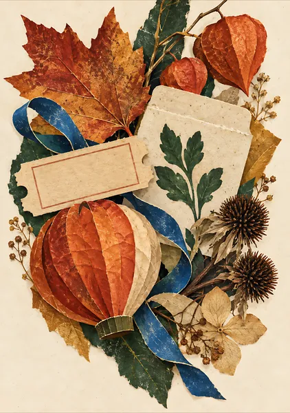 Autumn Paper Keepsakes｜秋色の紙片コレクション - Cozy Mochi Studio