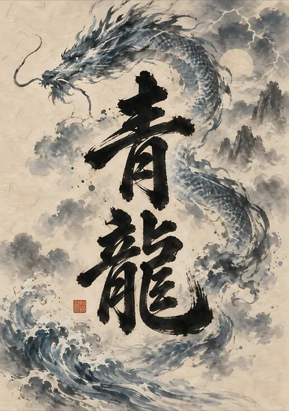 Azure Dragon｜青龍｜東の守護 - Cozy Mochi Studio