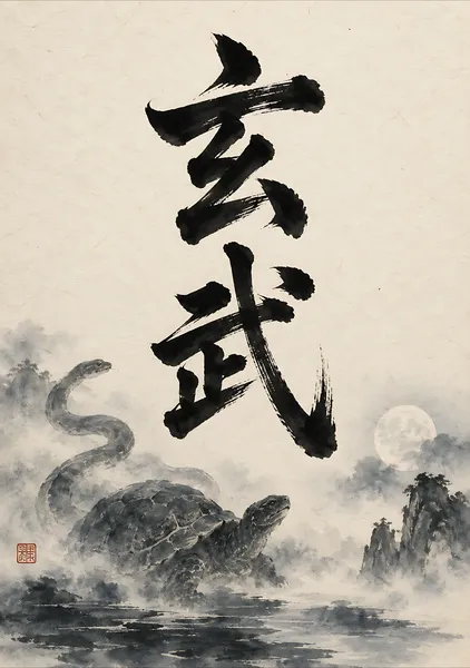 Black Tortoise｜玄武｜北の守護 - Cozy Mochi Studio