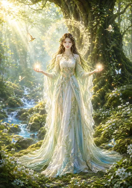 Spirit of the Spring Forest｜森の春の精霊 - Cozy Mochi Studio