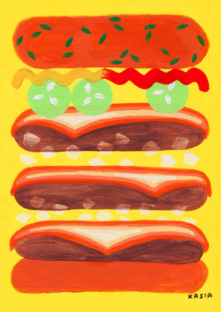 The Divine Cheese Burger - Kasia Sykus