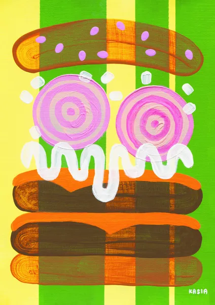 Sweet Stare Burger - Kasia Sykus