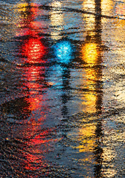 Neon Rain Reflections - MUWA