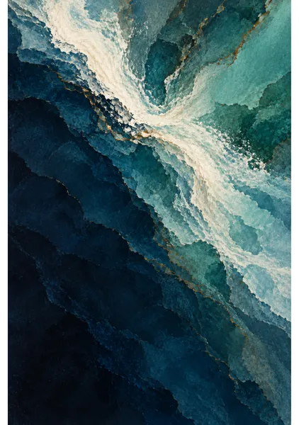 海色の鉱脈 / Ocean-Colored Veins（A3） - laughing albatross