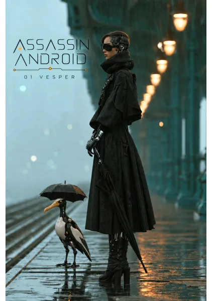 ASSASSIN ANDROID｜01 VESPER（ヴェスパー）A3 - laughing albatross