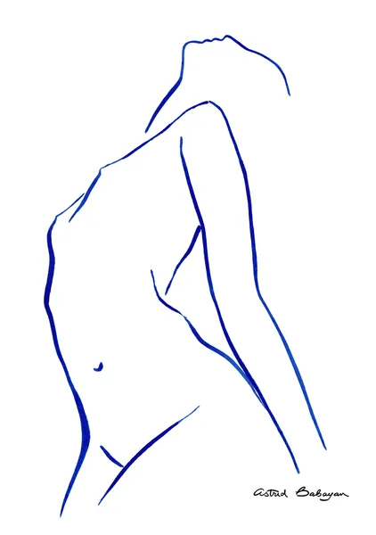 Line Blue4 - Astrid Babayan