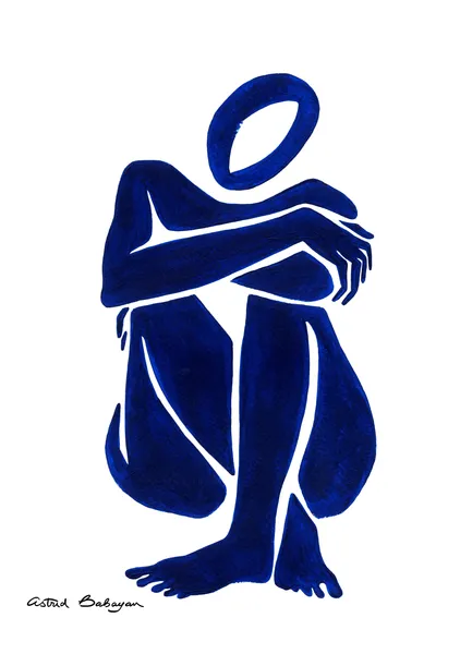 Figure Blue1 - Astrid Babayan