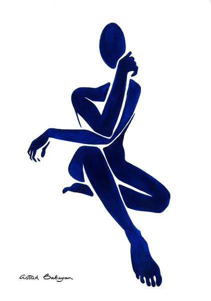 Figure Blue2 - Astrid Babayan