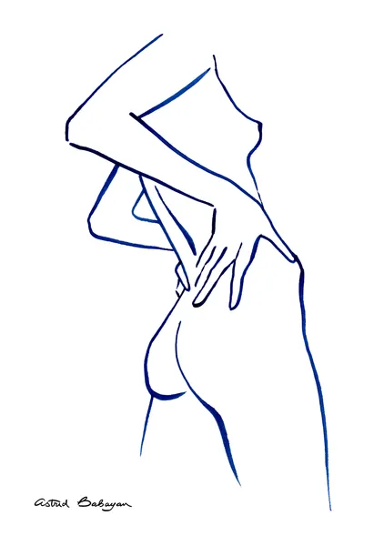 Line Blue1 - Astrid Babayan