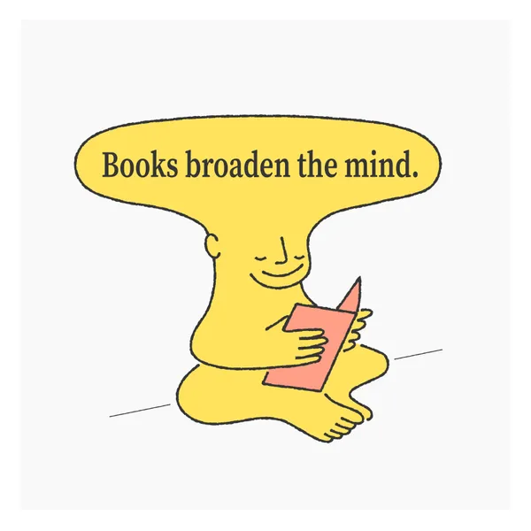 Books Broaden The Mind - Simen Wahlqvist