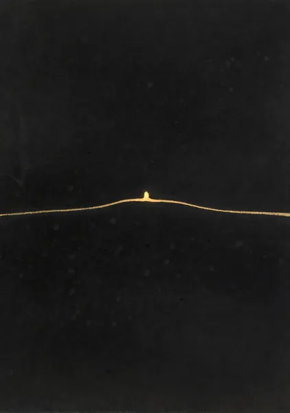 FUJI — Ten States: IX. Moonless | Dark Minimalist Zen Art - SUMIGANE