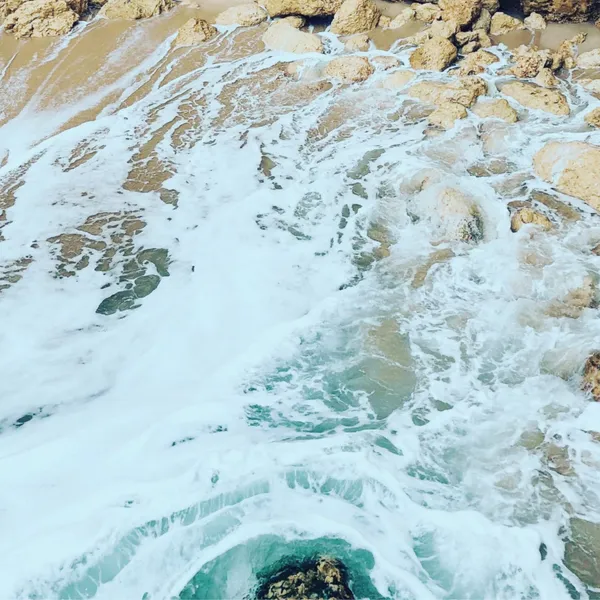 Turquoise Atlantic Waves on the Algarve Coast, Portugal - Hecate Pim