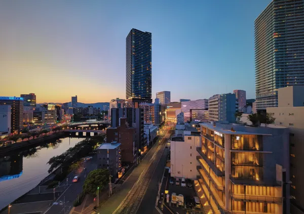 Hiroshima Skyline at Dusk, Japan - Hecate Pim