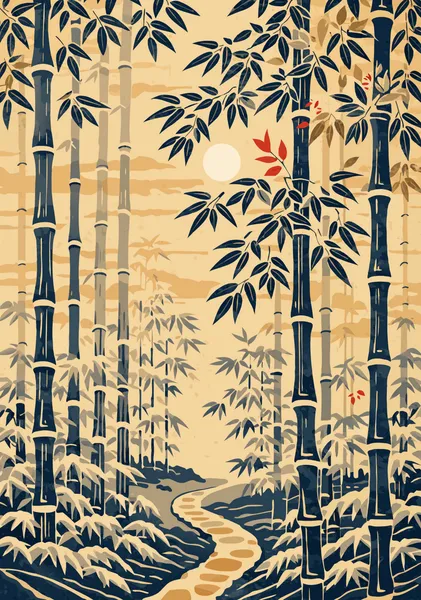 Bamboo Forest Path in Japan.no text - NIPPON ARTWORKS