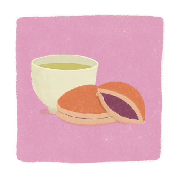 Ocha and dorayaki - Ani-chan Studio