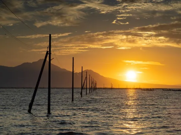 長部田海床路の夕景2026.7 - Solanin