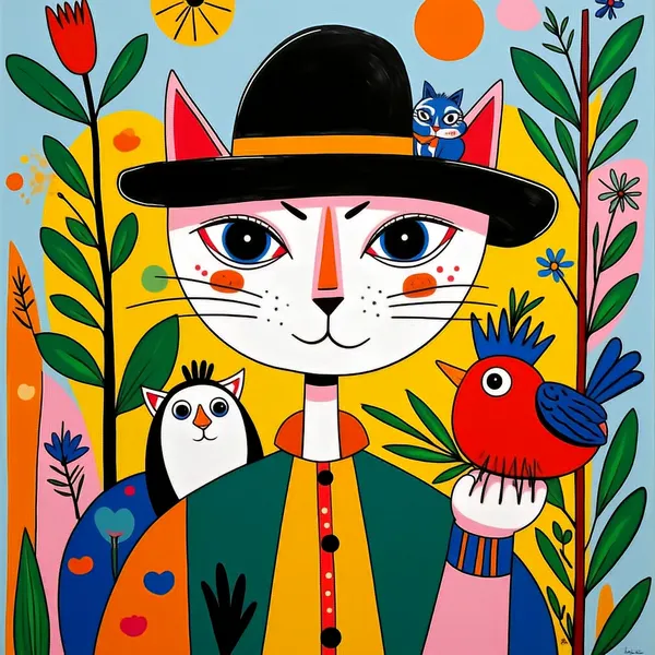 Colorful Cat Circus ― カラフル・キャット・サーカス - Studio Moderno