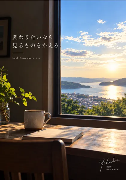見るものをかえる。 / Look Somewhere New - Yohaku.