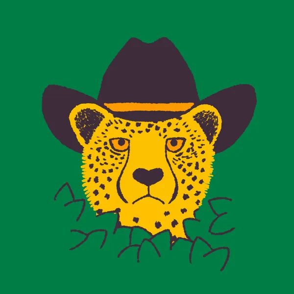 Leafy Cowgirl Cheetah - Anyone Can Yeehaw