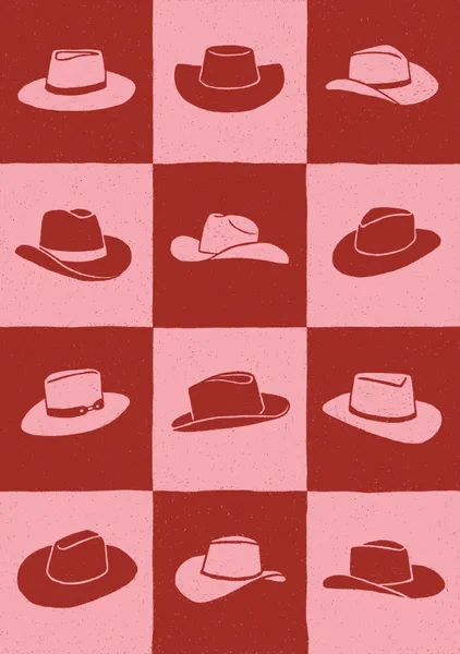 Cowgirl Checkerboard (Pink Edition) - Anyone Can Yeehaw