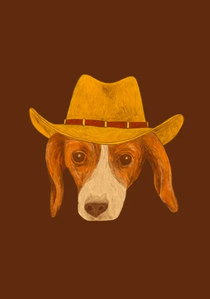 Nala The Cute Cowgirl Pup - Anyone Can Yeehaw