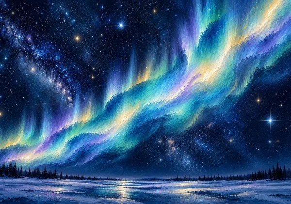 Where the Aurora Meets the Stars - Aurora Suzu