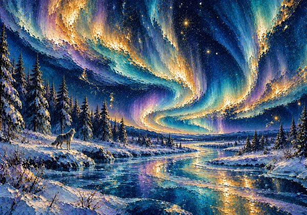 Where the River Follows the Sky - Aurora Suzu
