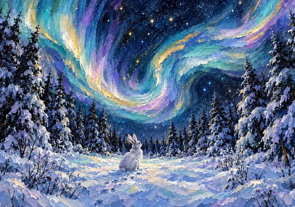 Whispers Above the Snow - Aurora Suzu