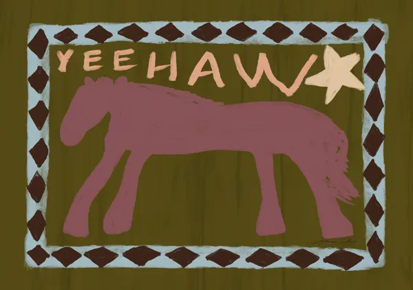 Yeehaw Horse - Stephie Cardona