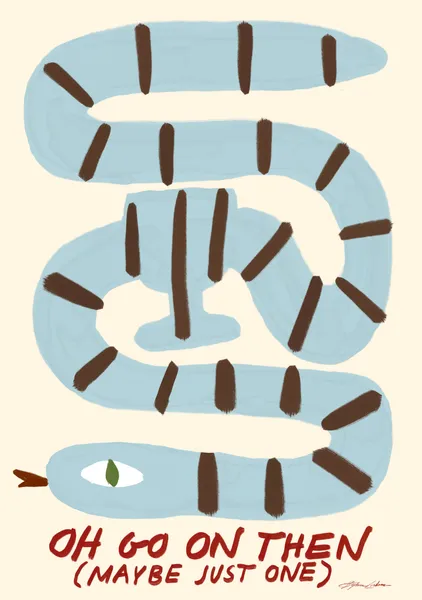 Oh Go On Then Snake - Stephie Cardona