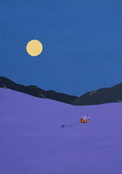 Cabin in Snow - Ryan Bradley
