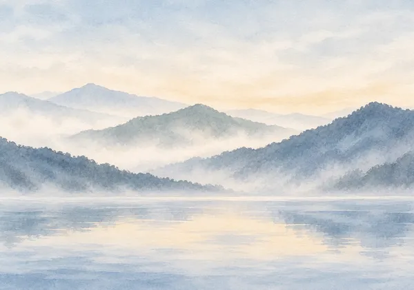 北の湖の夜明け ― Dawn on a Northern Lake - Kojiron
