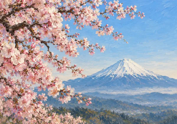 桜越しの富士 ― Mount Fuji Beyond the Blossoms - Kojiron