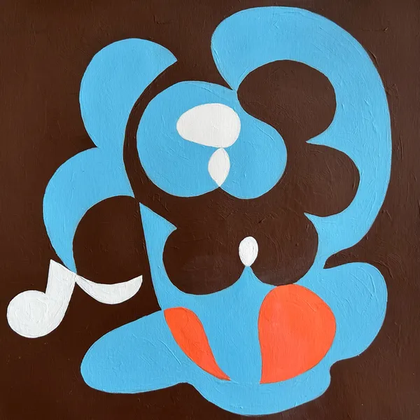 Flower study in blue  - Zuyu Wang