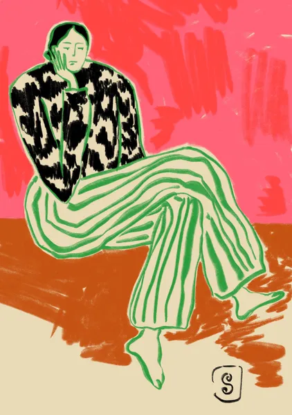 Calm Woman Portrait - Sandra Poliakov