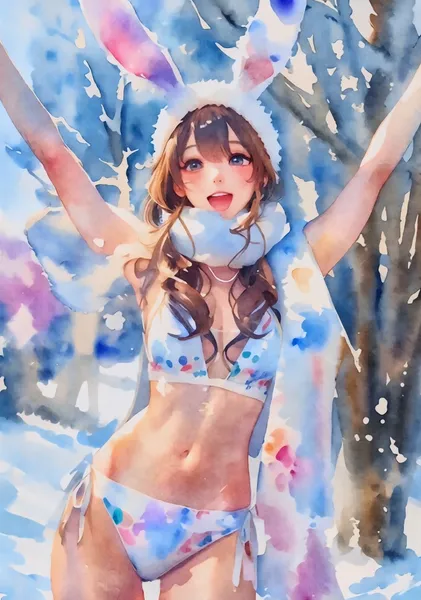 Snowy fun！ - M&K art studio
