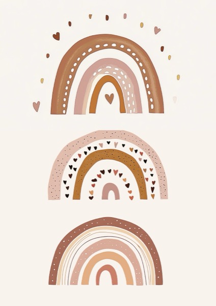 Soft Rainbows - PosterCircus