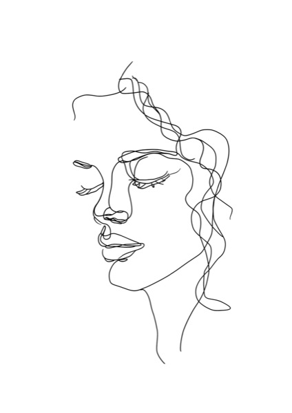 Serene Outline - PosterCircus
