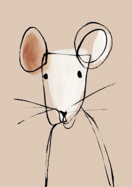 Curious Mouse - PosterCircus