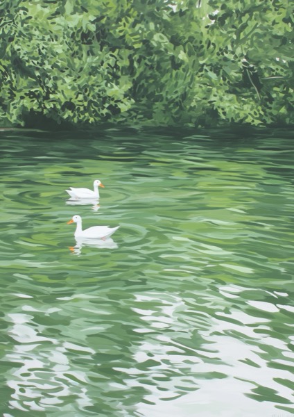 * STILL WATERS ' 絵画　9/50 Still Waters - PosterCircus｜ジークレー版画プリント