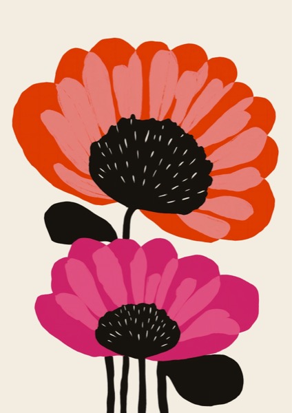 Playful Poppies - PosterCircus