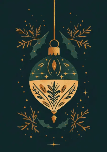Golden Ornament - PosterCircus