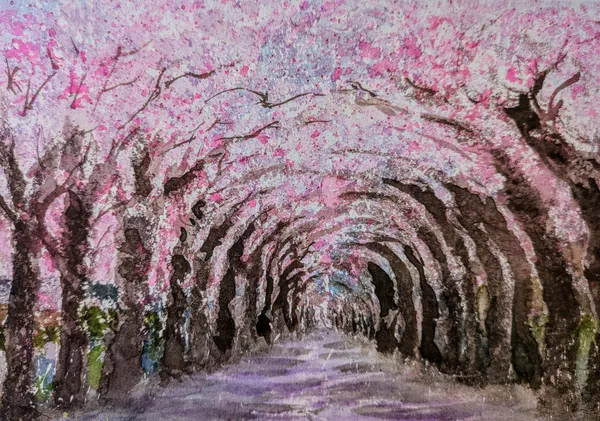 桜のトンネル - kiyohiro Hasegawa